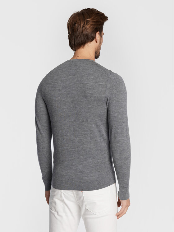 Calvin Klein Calvin Klein Sweter Superior K10K109474 Szary Regular Fit
