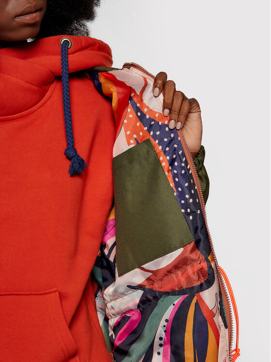 Waikane Vibe Waikane Vibe Parka Jungle Eyes Kolorowy Oversize