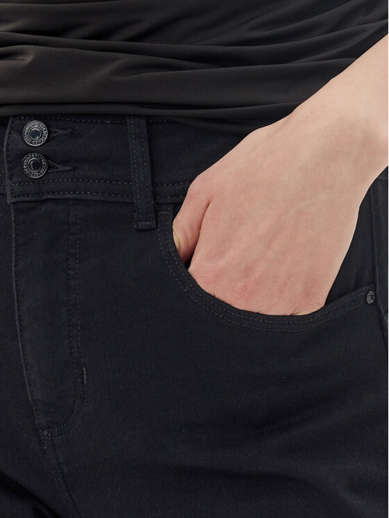 Guess Guess Blugi W4BA34 D4PZ1 Negru Skinny Fit