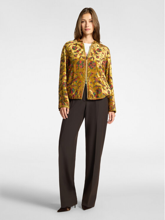 Elena Mirò Elena Mirò Marynarka R021P000154N001 Żółty Regular Fit