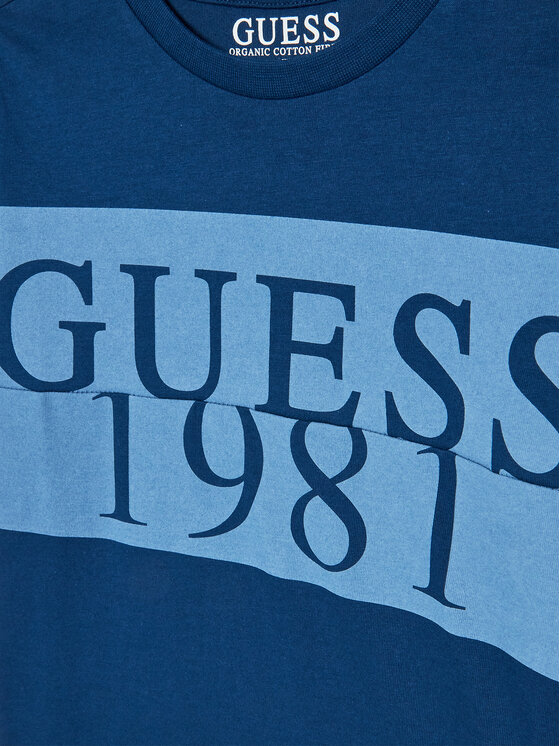 Guess Guess T-särk L3GI07 K8HM0 Tumesinine Regular Fit