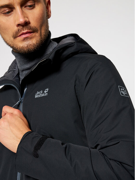 Jack Wolfskin Jack Wolfskin Giacca outdoor Argon Storm 1111722 Nero Regular Fit