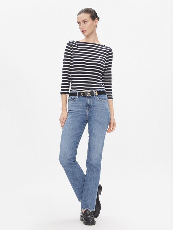 Tommy Hilfiger Tommy Hilfiger Bluza New Cody WW0WW40589 Mornarsko modra Slim Fit