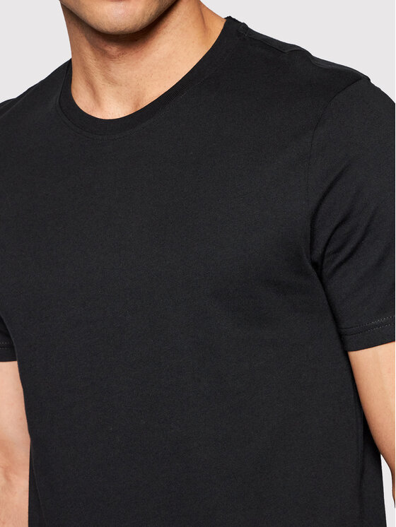 United Colors Of Benetton United Colors Of Benetton T-shirt 3U53J1F15 Crna Regular Fit