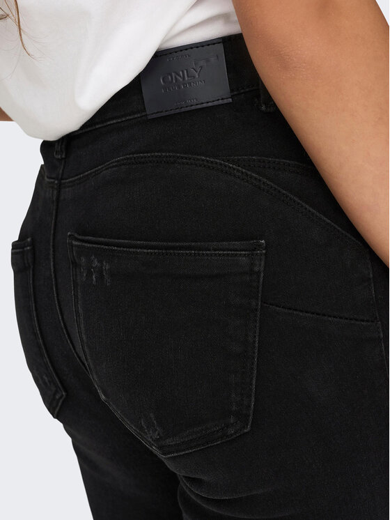ONLY ONLY Джинси 15259128 Чорний Skinny Fit