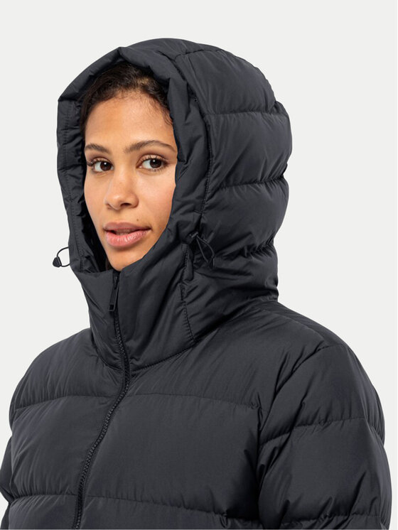 Jack Wolfskin Jack Wolfskin Vatovaná bunda Frozen Palace Coat 1204133 Čierna Regular Fit