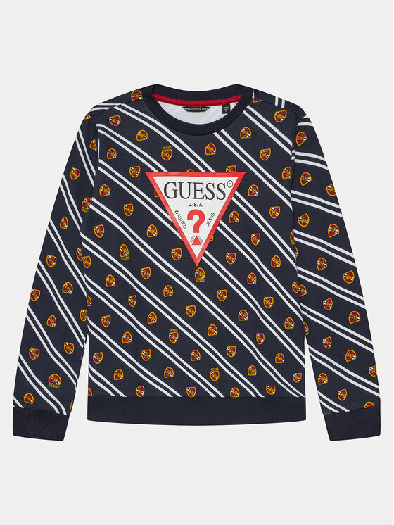 Guess Guess Pulóver L4RQ01 KA6R3 Sötétkék Regular Fit
