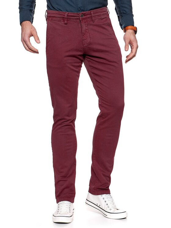 Mustang Mustang Pantaloni chino CLASSIC CHINO Rosso Regular Fit