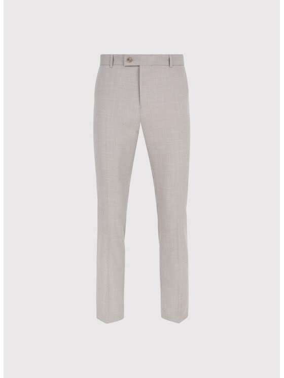 Pako Lorente Pako Lorente Spodnie garniturowe P25SF-6G-030 Beżowy Slim Fit
