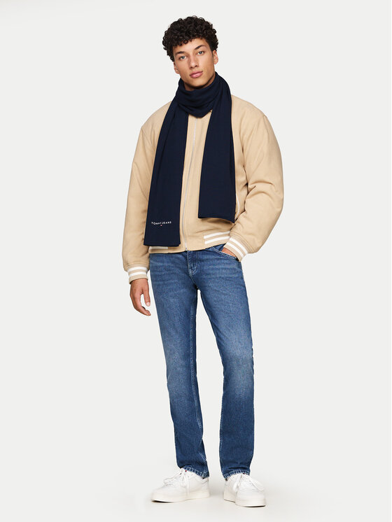 Tommy Hilfiger Tommy Hilfiger Schal Linear Logo AM0AM12649 Dunkelblau