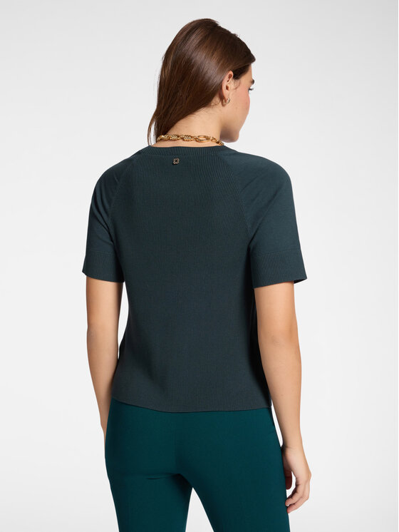 Elena Mirò Elena Mirò Cardigan M580Z000721N035 Verde Regular Fit