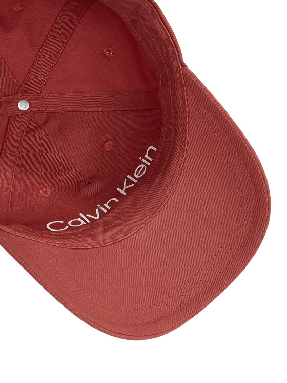 Calvin Klein Calvin Klein Czapka z daszkiem K60K613102 Pomarańczowy