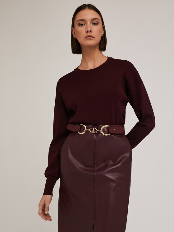 Motivi Motivi Maglione M147W003182N036 Bordeaux Regular Fit