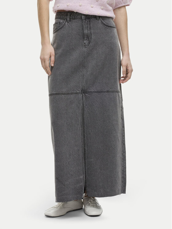 Vila Gonna di jeans Kiki 14104371 Grigio Regular Fit, taglia : 38