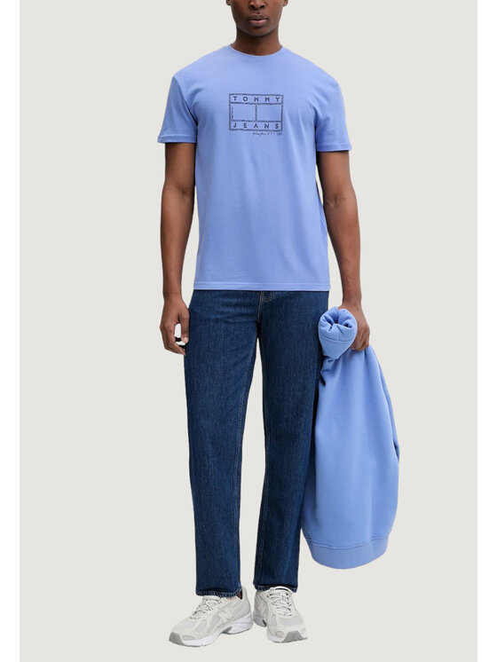 Tommy Jeans Tommy Jeans T-shirt DM0DM22317 Blu Casual Fit