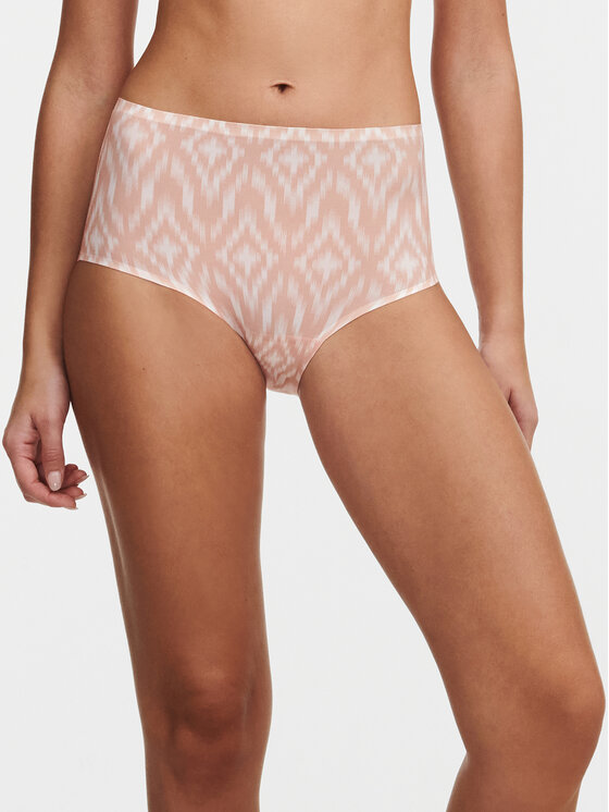 Chantelle Klasické nohavičky s vysokým pásom Soft Stretch C11D70 Ružová