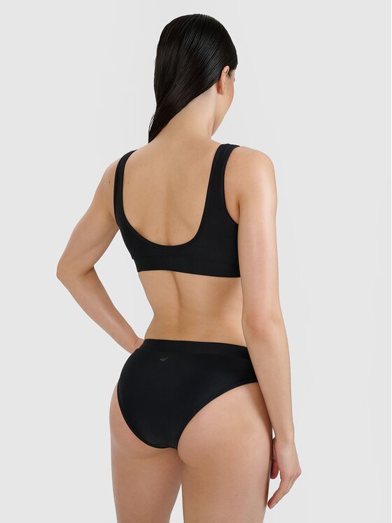 4F 4F Bikini pezzo sopra 4FWSS25UBKTF077-20S Nero