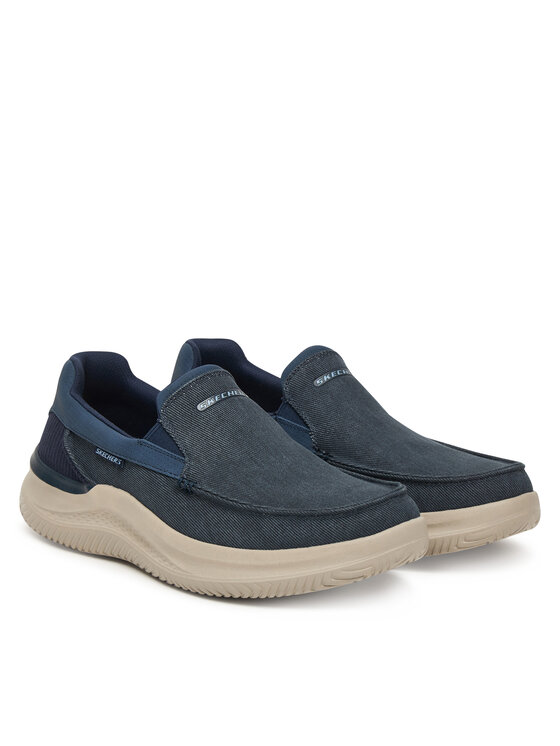 Skechers Skechers Nizki čevlji Relaxed Fit: Hasting - Fielden 205066/NVY Mornarsko modra