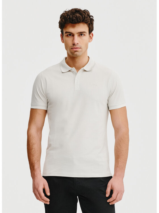 Pako Lorente Pako Lorente Polo P25SF-TX-004 Szary Classic Fit