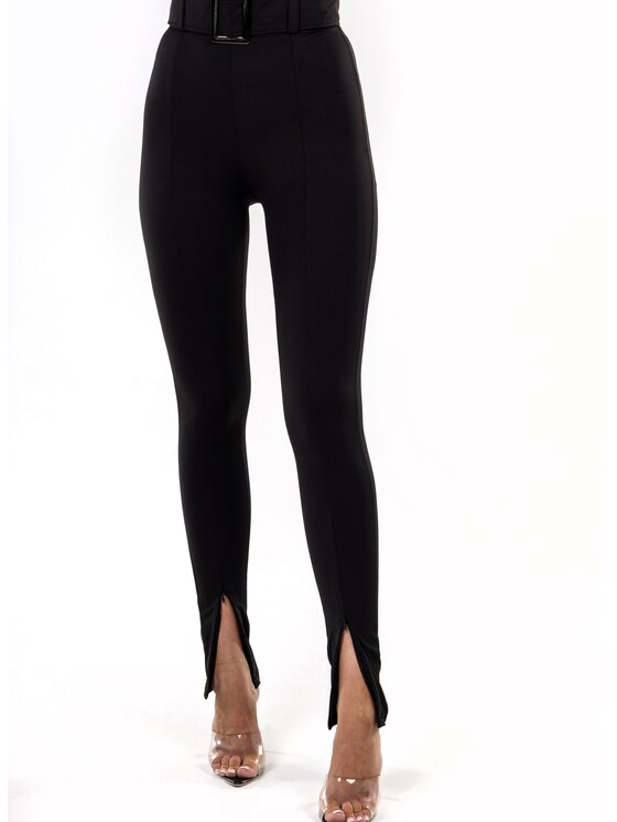 Love Saints Love Saints Legginsy L26WF-LE-K01 Czarny Slim Fit