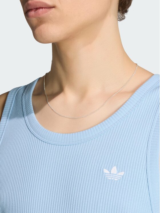 adidas adidas Tank top 164740 Niebieski jasny Regular Fit