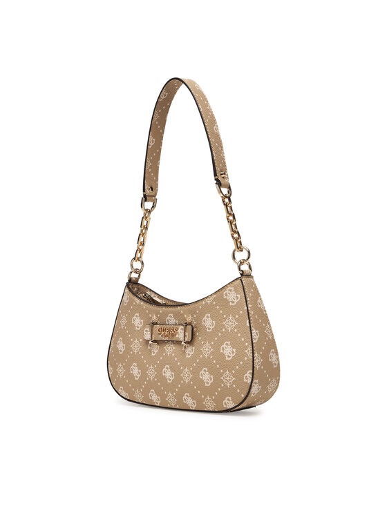 Guess Guess Táska Carrie Logo HWGP98 98180 Bézs