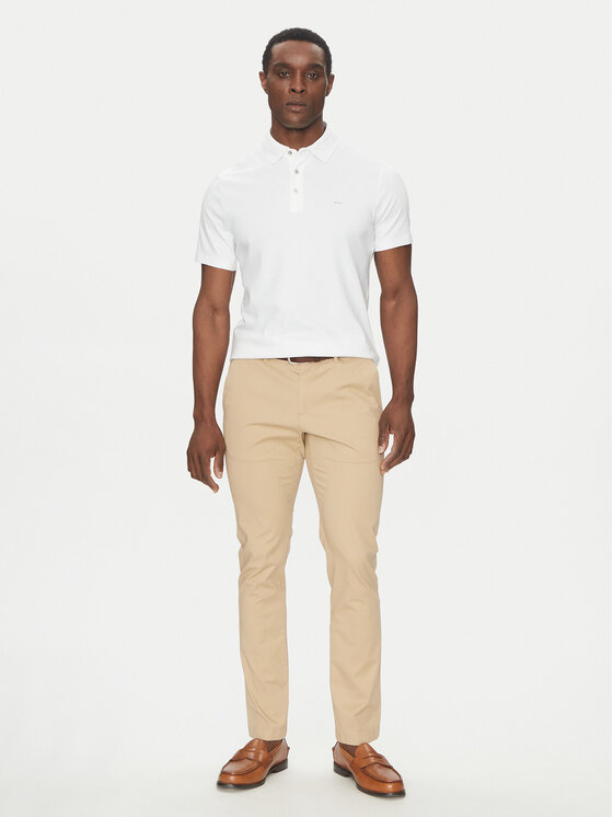 Michael Kors Michael Kors Поло CB95FGVC93 Білий Regular Fit