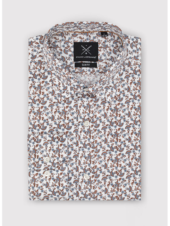 Pako Lorente Pako Lorente Koszula P23SF-1X-004 Biały Slim Fit