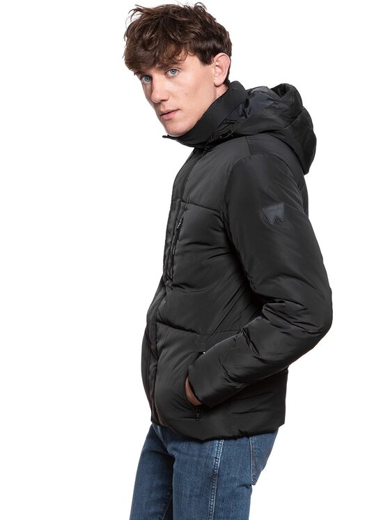 Wrangler Wrangler Giubbotto invernale PROTECTOR JACKET Nero Regular Fit