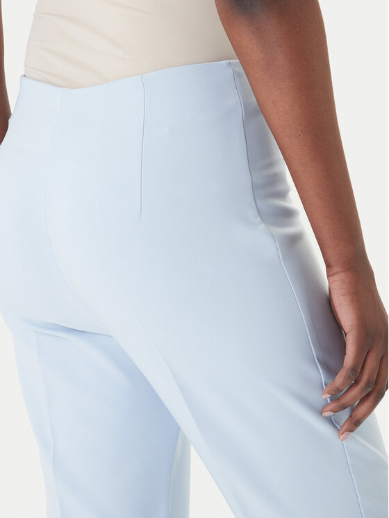 Rinascimento Rinascimento Medžiaginės kelnės CFC0128641003 Žydra Slim Fit