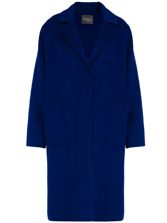 Persona by Marina Rinaldi Persona by Marina Rinaldi Cappotto di lana 1013059 Blu scuro Regular Fit