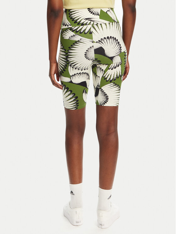 adidas adidas Biker shorts FARM JD6286 Verde Slim Fit
