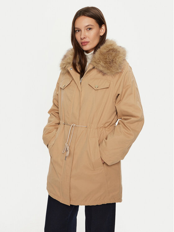 Guess Parka Lucie W4BL45 WGK30 Bēšs Regular Fit