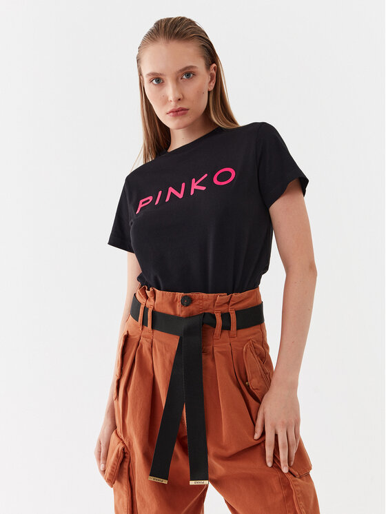 PINKO Pinko T-Shirt 101752 A150 Černá Regular Fit