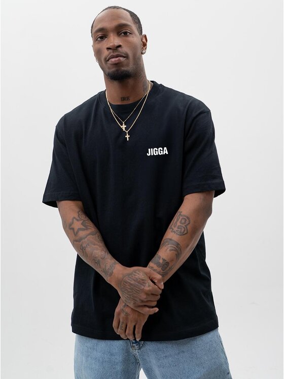Jigga Wear Jigga Wear T-Shirt 132301 Czarny Oversize