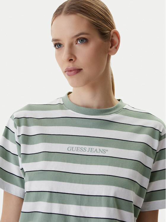 Guess Jeans Guess Jeans T-shirt W6RI19 K8HM0 Šarena Regular Fit