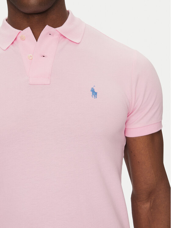 Polo Ralph Lauren Polo Ralph Lauren Polokošeľa Core Replen 710795080 Ružová Slim Fit