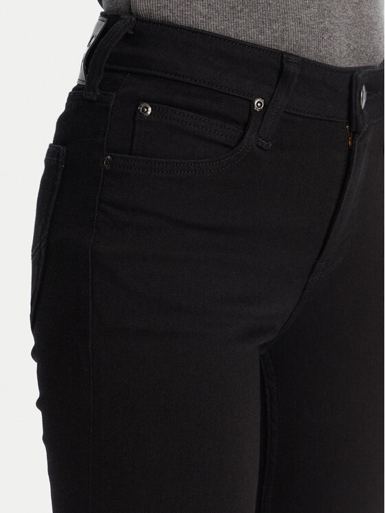 Lee Lee Džínsy Scarlett 112365072 Čierna Skinny Fit