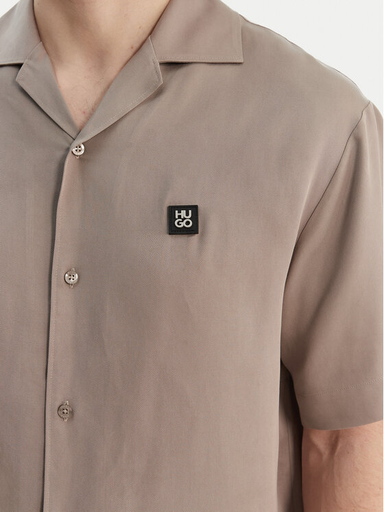 HUGO HUGO Koszula Espino 50560593 Brązowy Oversize