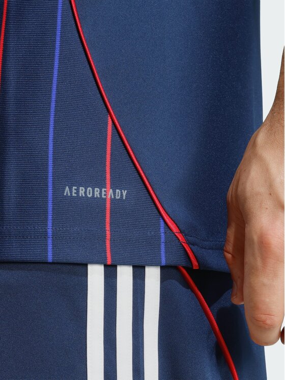 adidas adidas Koszulka techniczna Olympique Lyonnais 25/26 Away Jersey Niebieski jasny Slim Fit