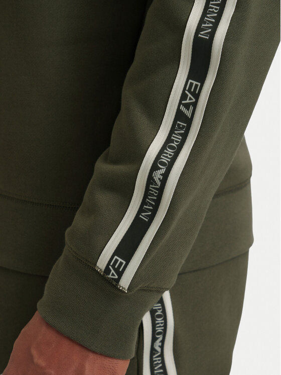 EA7 Emporio Armani EA7 Emporio Armani Mikina 7M002195 AF10377 U7014 Tmavě zelená Regular Fit