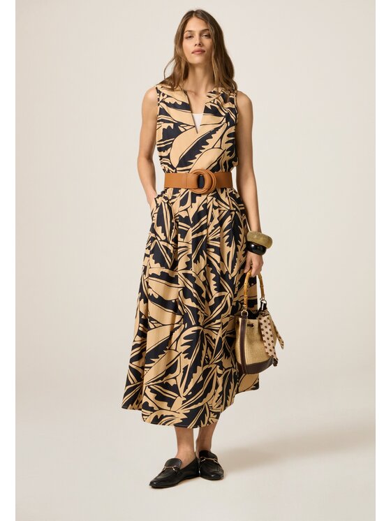 Oltre Oltre Vestito da giorno 7362R004887N0R2 Crema A-Line Fit