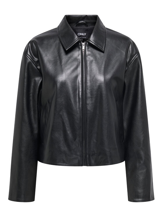 ONLY ONLY Giacca in similpelle Nicki 15356871 Nero Regular Fit
