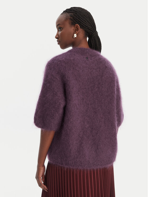 Dixie Dixie Sweter M277Y101A Fioletowy Relaxed Fit