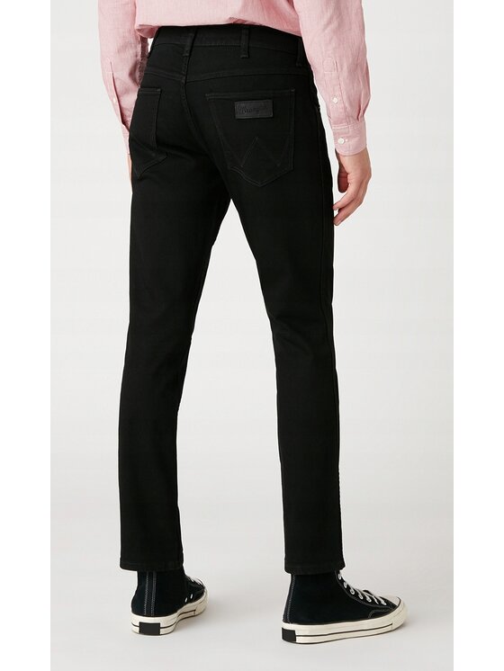 Wrangler Wrangler Jeansy Greensboro Czarny Regular Fit