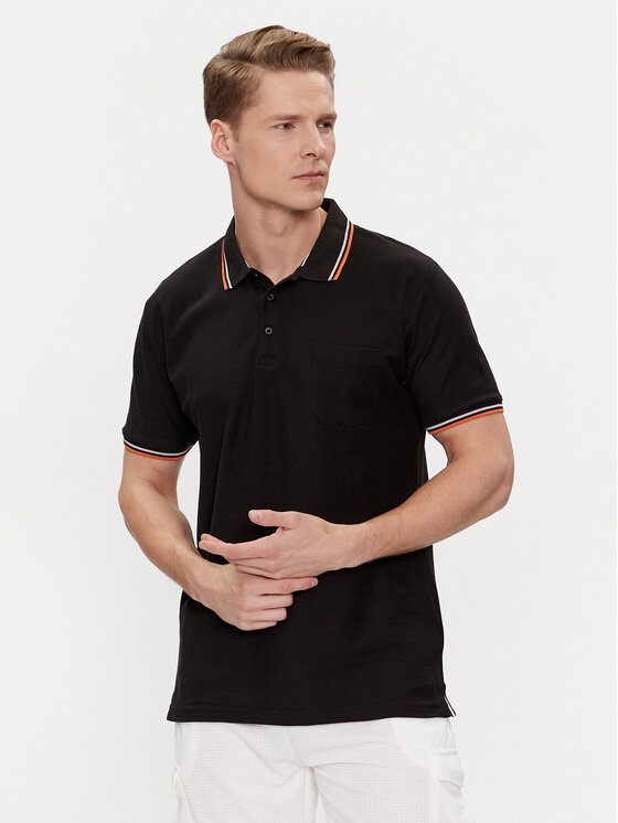 Brave Soul Polo MPS-149COSMO Crna Straight Fit