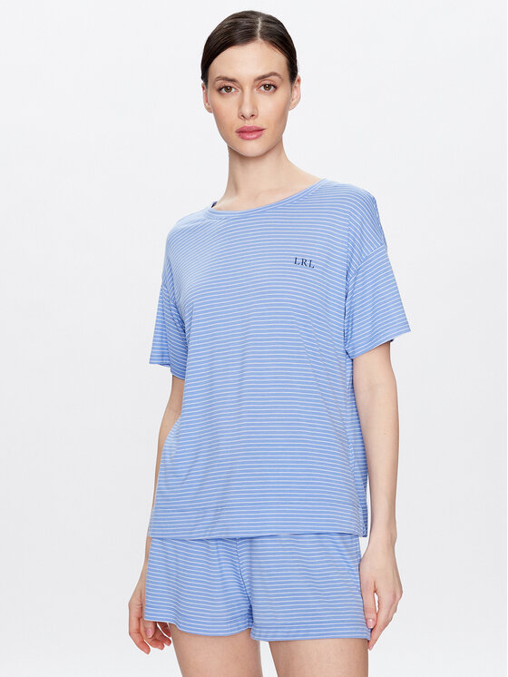 Lauren Ralph Lauren Pijama ILN72240 Albastru Regular Fit