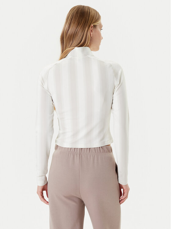 adidas adidas Majica dugih rukava Half-Zip Graphic Football JW3642 Écru Regular Fit