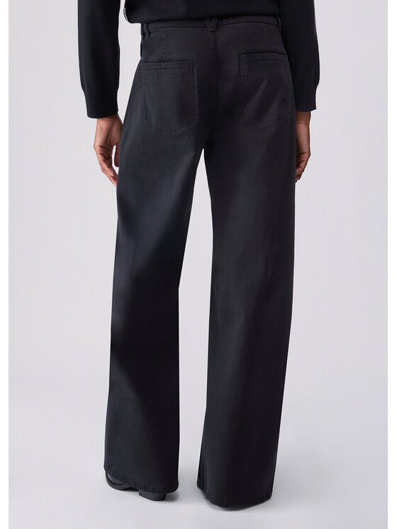 Liu Jo Liu Jo Pantaloni di tessuto WF6115T708A22222 Nero Loose Fit