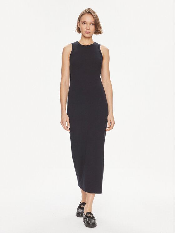 Tommy Hilfiger Tommy Hilfiger Vasarinė suknelė WW0WW38838 Tamsiai mėlyna Slim Fit